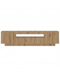 Mobile Porta TV con LED Artigianale 160x35x40 cm Multistrato 2