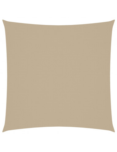 Parasole a Vela in Tela Oxford Quadrata 4x4 m Beige