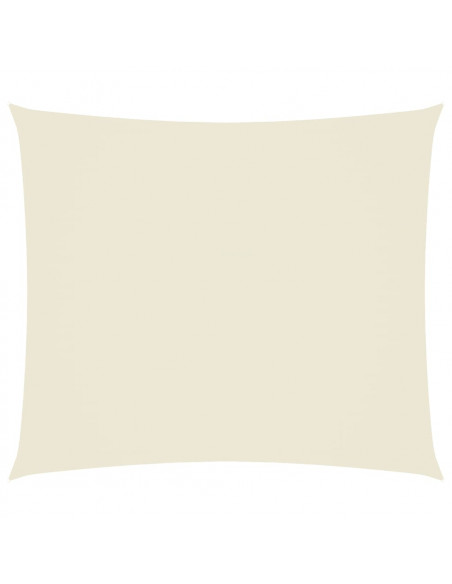 Parasole a Vela Oxford Rettangolare 2x2,5 m Crema