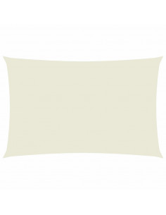 Parasole a Vela Oxford Rettangolare 2x5 m Crema 2