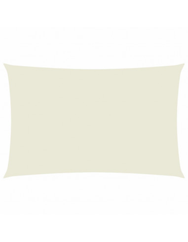 Parasole a Vela Oxford Rettangolare 2x5 m Crema