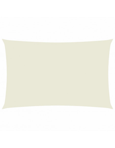 Parasole a Vela Oxford Rettangolare 2x5 m Crema