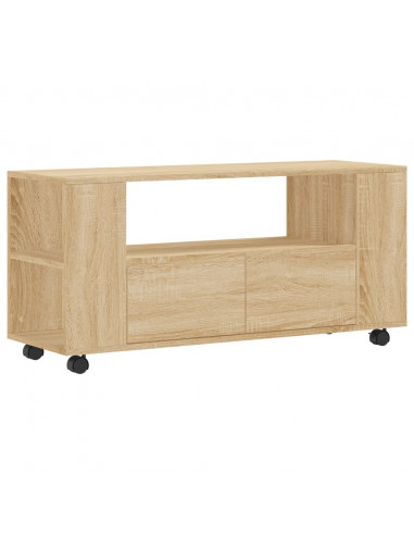 Mobile TV Rovere Sonoma 102x34,5x43 cm in Legno Multistrato