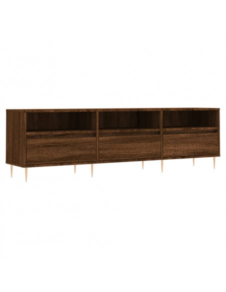 Mobile Porta TV Rovere Marrone 150x30x44,5 cm Legno Multistrato