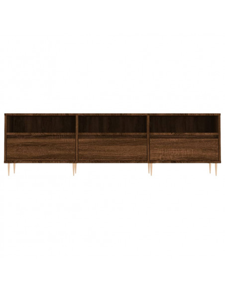 Mobile Porta TV Rovere Marrone 150x30x44,5 cm Legno Multistrato