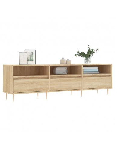 Mobile Porta TV Rovere Sonoma 150x30x44,5 cm Legno Multistrato