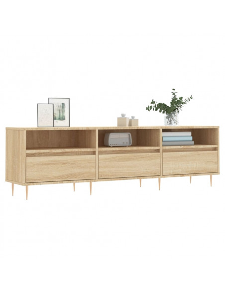 Mobile Porta TV Rovere Sonoma 150x30x44,5 cm Legno Multistrato