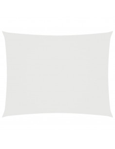 Parasole a Vela Oxford Rettangolare 3x5 m Bianco 2