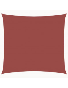 Vela Parasole in Tela Oxford Quadrata 6x6 m Terracotta 2