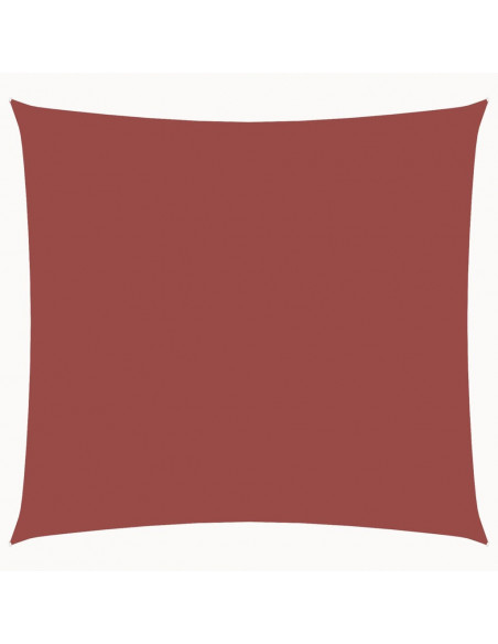 Vela Parasole in Tela Oxford Quadrata 6x6 m Terracotta