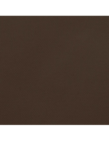 Parasole a Vela in Tela Oxford a Trapezio 2/4x3 m Marrone