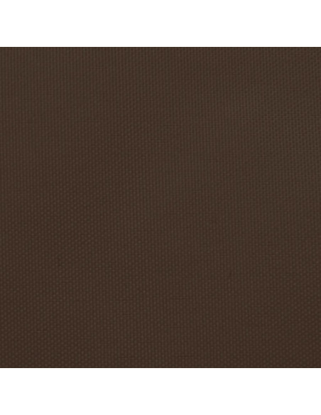 Parasole a Vela in Tela Oxford a Trapezio 2/4x3 m Marrone