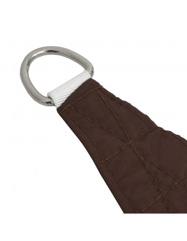 Parasole a Vela in Tela Oxford a Trapezio 2/4x3 m Marrone