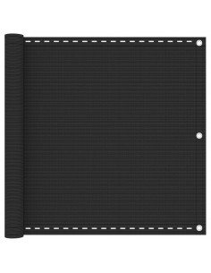 Paravento da Balcone Antracite 90x300 cm in HDPE 2