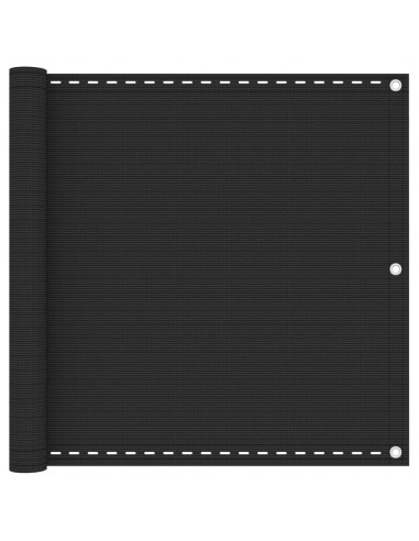 Paravento da Balcone Antracite 90x300 cm in HDPE