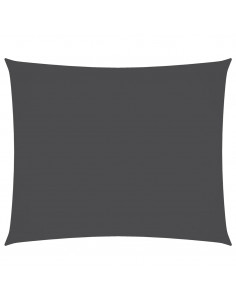 Parasole a Vela Oxford Rettangolare 4x5 m Antracite 2