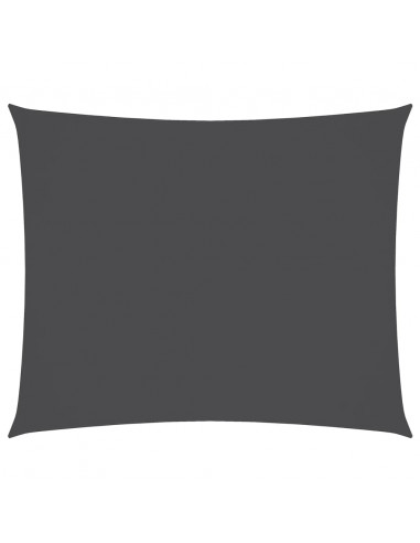 Parasole a Vela Oxford Rettangolare 4x5 m Antracite