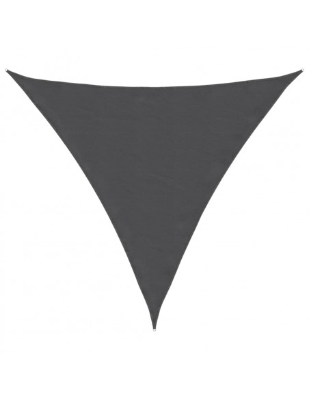 Parasole a Vela Oxford Triangolare 4x4x4 m Antracite
