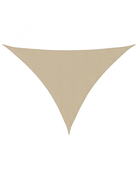 Parasole a Vela Oxford Triangolare 3x4x5 m Beige