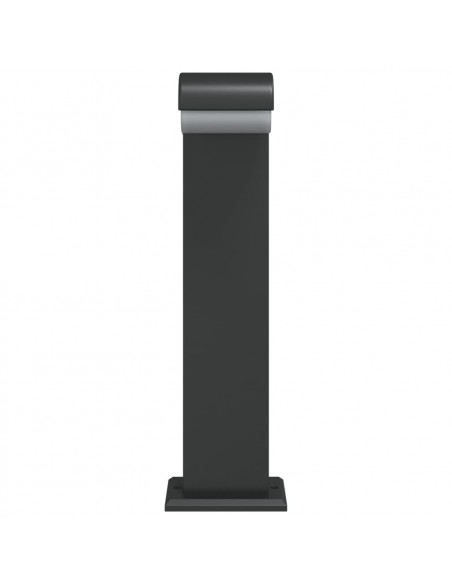 Lampade per Esterni 3 pz Nere 50 cm in Alluminio Pressofuso