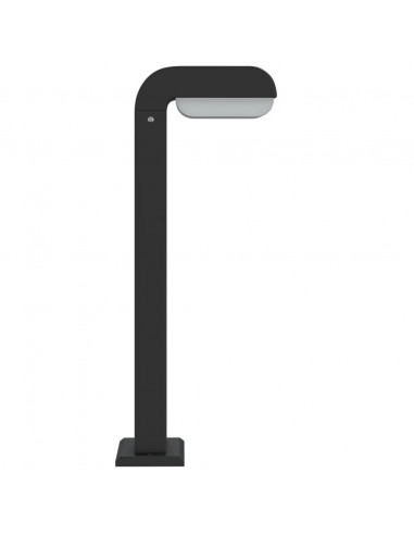 Lampade per Esterni 3 pz Nere 50 cm in Alluminio Pressofuso