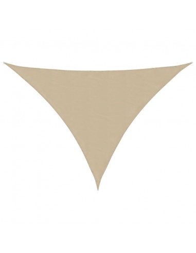Parasole a Vela Oxford Triangolare 4x5x5 m Beige