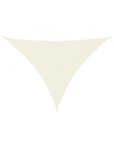 Parasole a Vela Oxford Triangolare 2,5x2,5x3,5 m Crema
