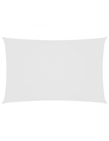 Parasole a Vela in Tessuto Oxford Rettangolare 5x8 m Bianco