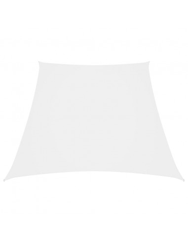 Parasole a Vela in Tela Oxford a Trapezio 2/4x3 m Bianco