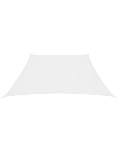Parasole a Vela in Tela Oxford a Trapezio 2/4x3 m Bianco