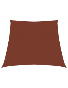 Parasole a Vela in Tela Oxford a Trapezio 2/4x3 m Terracotta 2