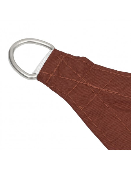 Parasole a Vela in Tela Oxford a Trapezio 2/4x3 m Terracotta