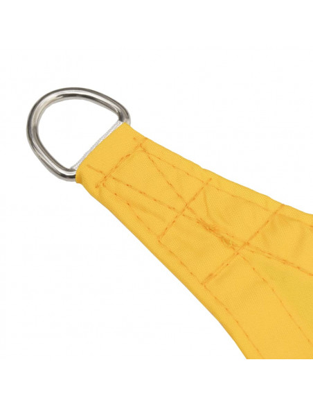 Parasole a Vela in Tela Oxford a Trapezio 2/4x3 m Giallo
