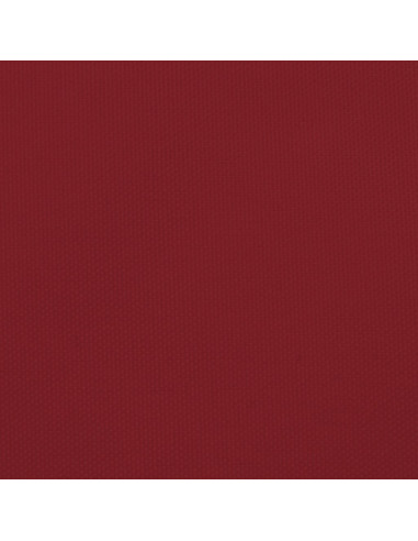 Parasole a Vela in Tela Oxford a Trapezio 2/4x3 m Rosso
