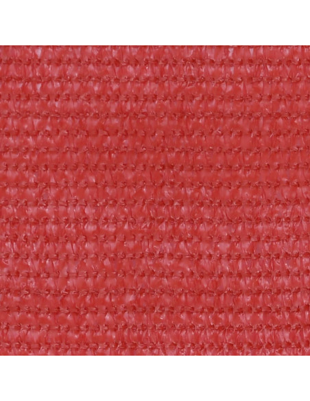 Schermo Frangivista per Balcone Rosso 75x500 cm in HDPE