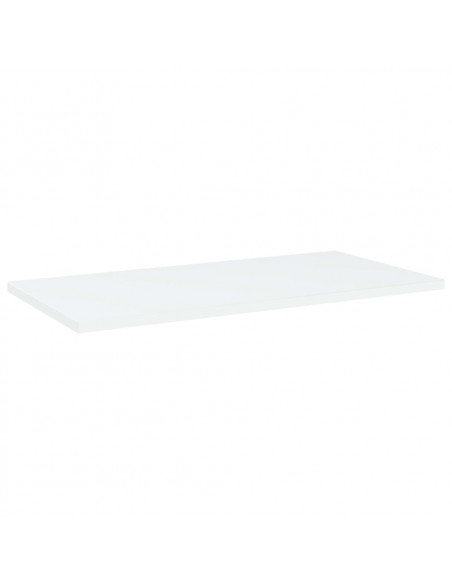 Ripiani per Libreria 4pz Bianchi 60x30x1,5 cm Legno Multistrato