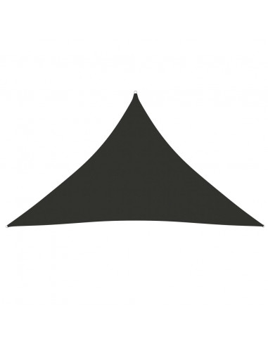 Parasole a Vela Oxford Triangolare 5x5x6 m Antracite