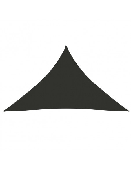 Parasole a Vela Oxford Triangolare 5x5x6 m Antracite