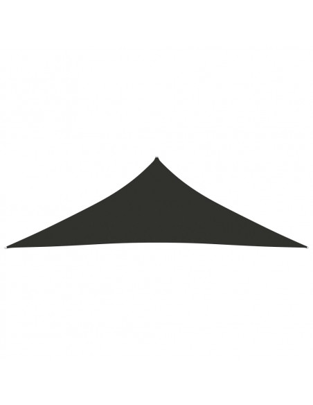 Parasole a Vela Oxford Triangolare 5x5x6 m Antracite