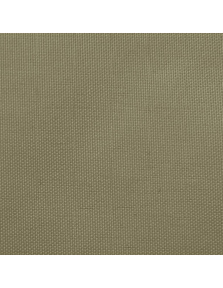 Parasole a Vela in Tela Oxford a Trapezio 3/4x3 m Beige
