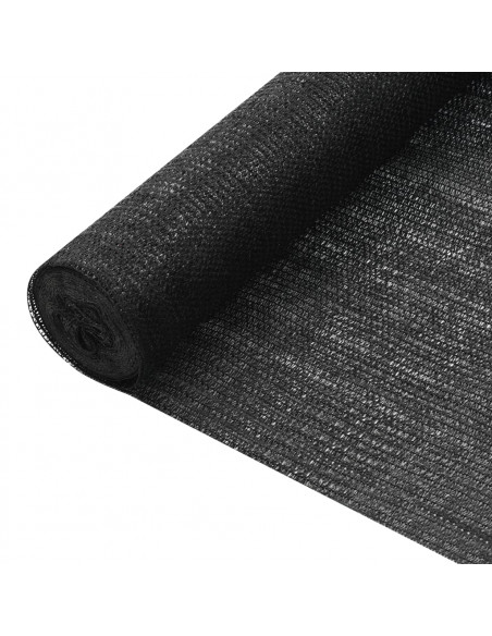 Rete per Privacy Nera 1x10 m in HDPE 75 g/m²