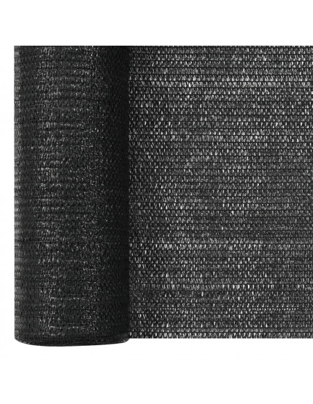 Rete per Privacy Nera 1x10 m in HDPE 75 g/m²