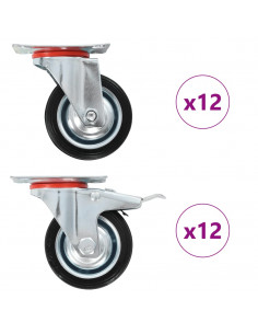 Ruote Girevoli 24 pz 75 mm 2