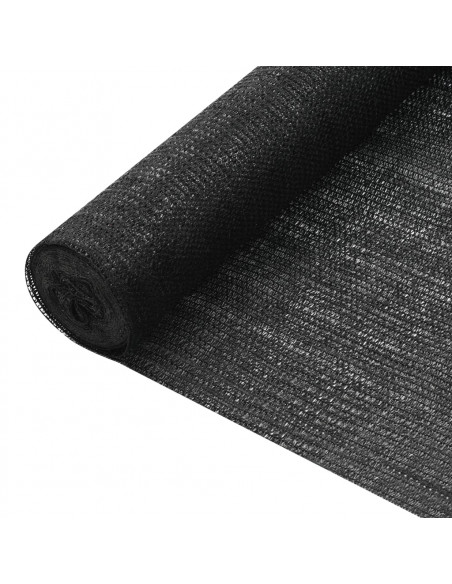 Rete per Privacy Nera 2x10 m in HDPE 75 g/m²