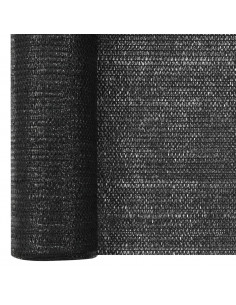Rete per Privacy Nera 3,6x25 m in HDPE 75 g/m² 2