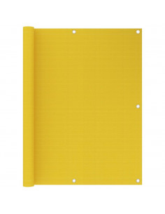 Paravento da Balcone Giallo 120x400 cm in HDPE 2