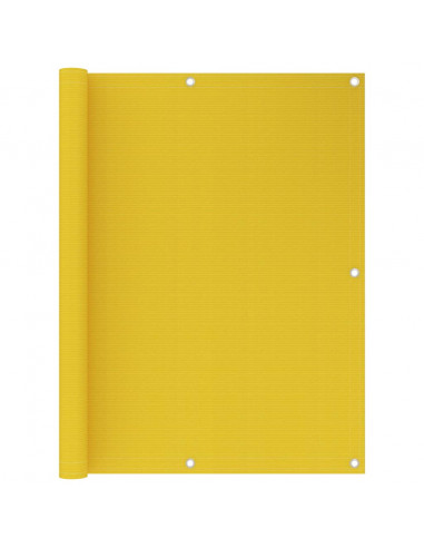 Paravento da Balcone Giallo 120x400 cm in HDPE
