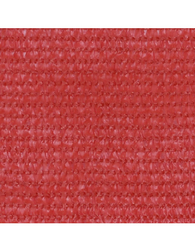 Paravento da Balcone Rosso 75x600 cm in HDPE