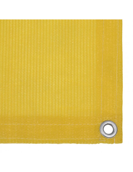 Paravento da Balcone Giallo 75x400 cm in HDPE