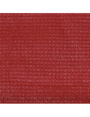 Paravento da Balcone Rosso 90x400 cm in HDPE